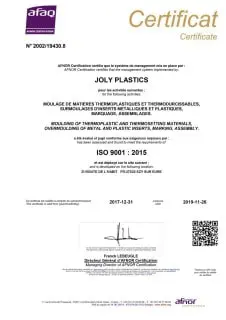 CERTIFICATION ISO 9000